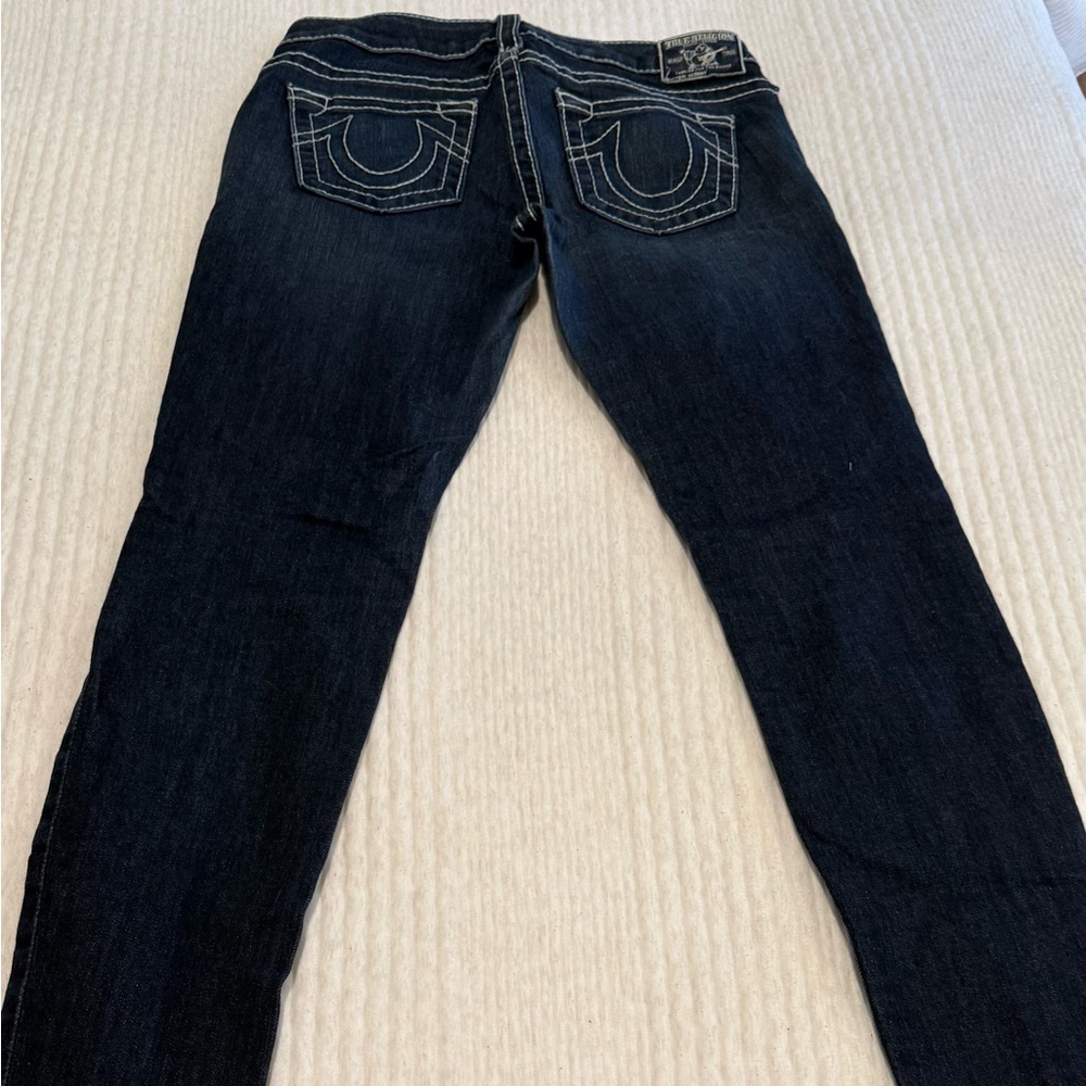 True Religion Dark Wash Skinny Jeans